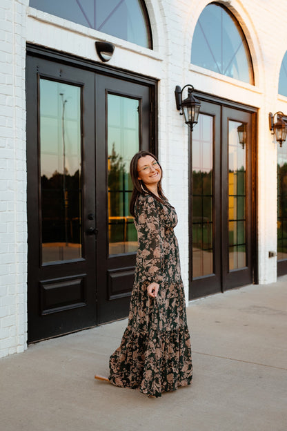 Camilla Woven Print Maxi Dress