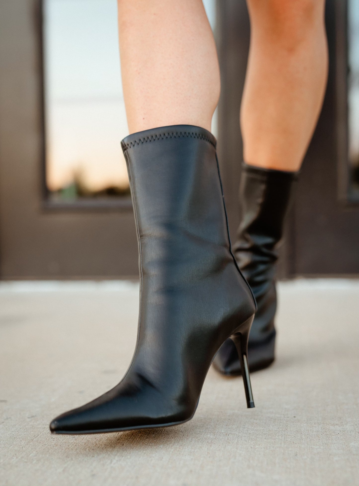 Faux Stiletto Boot